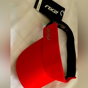 2xU Running Visor / Performance Visor, Athletic Visor  Red New
